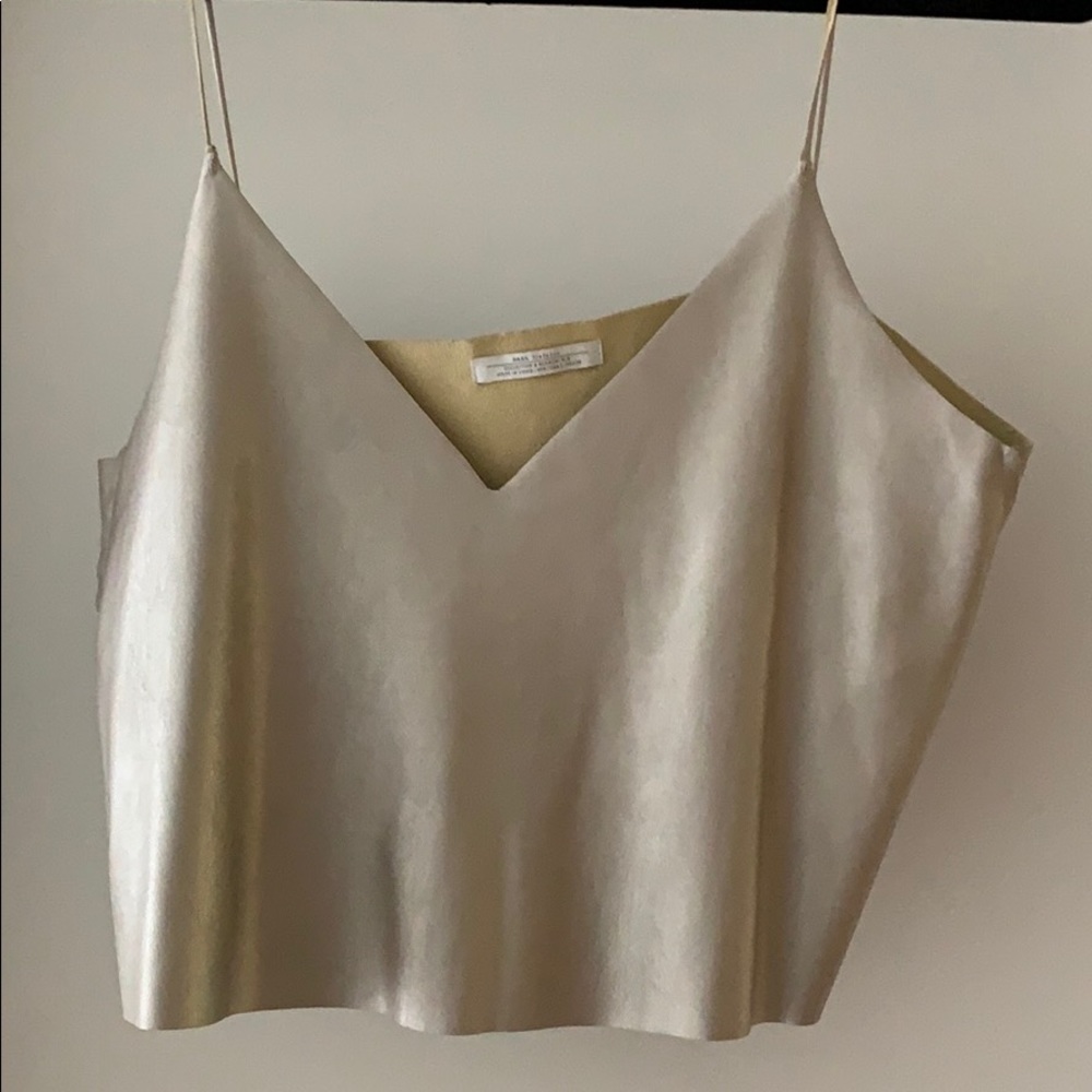 Shimmery tank from Zara